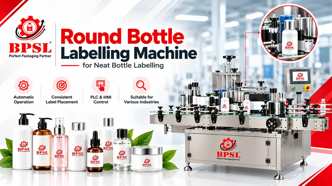 Round Bottle Labelling Machine