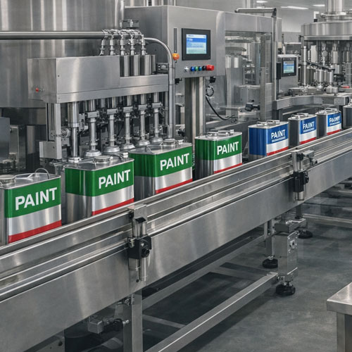 Automatic Paint and Thinner Packing Machine