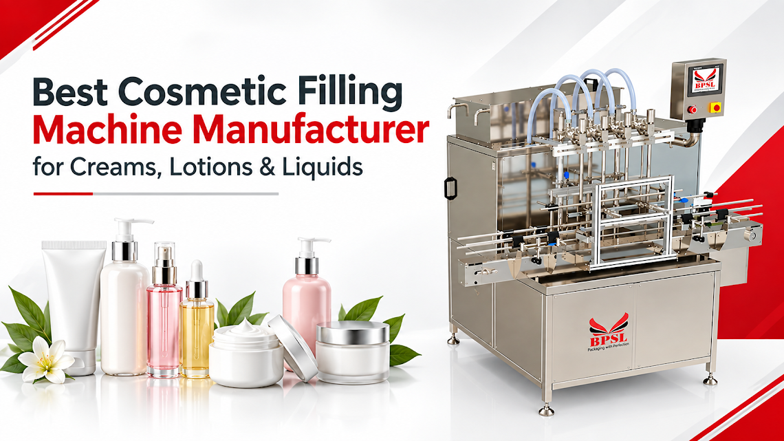Best Cosmetic Filling Machine Manufacturer for Creams, Lotions & Liquids