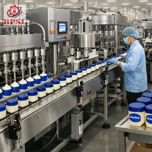 Vaseline Jelly Wax Filling machine India